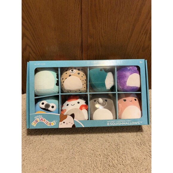 Squishmallows 5" Mini Plush 8-Pack Assorted Exotic Animals Characters Soft Toys - Picture 4 of 9